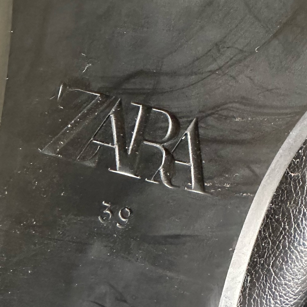 NWT Zara WIDE HEELED TOPSTITCHED BOOTS - Picture 11 of 15
